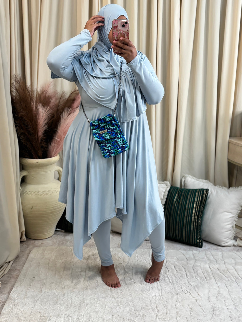 BREEZY BAG (BLUE/GRN)