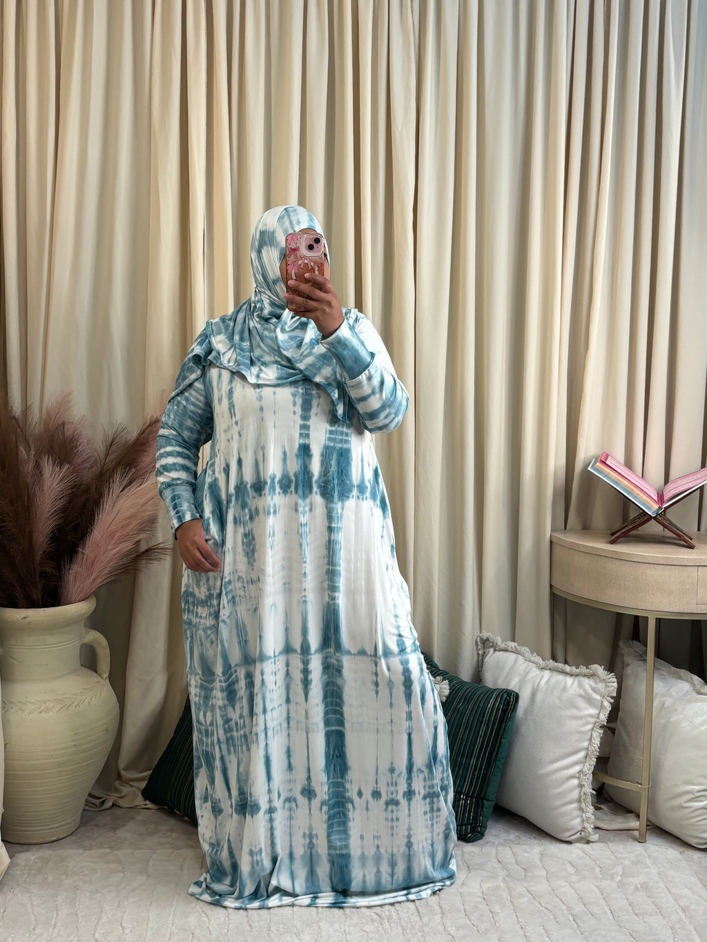 SS ABAYA SET (AQUAMARINE)