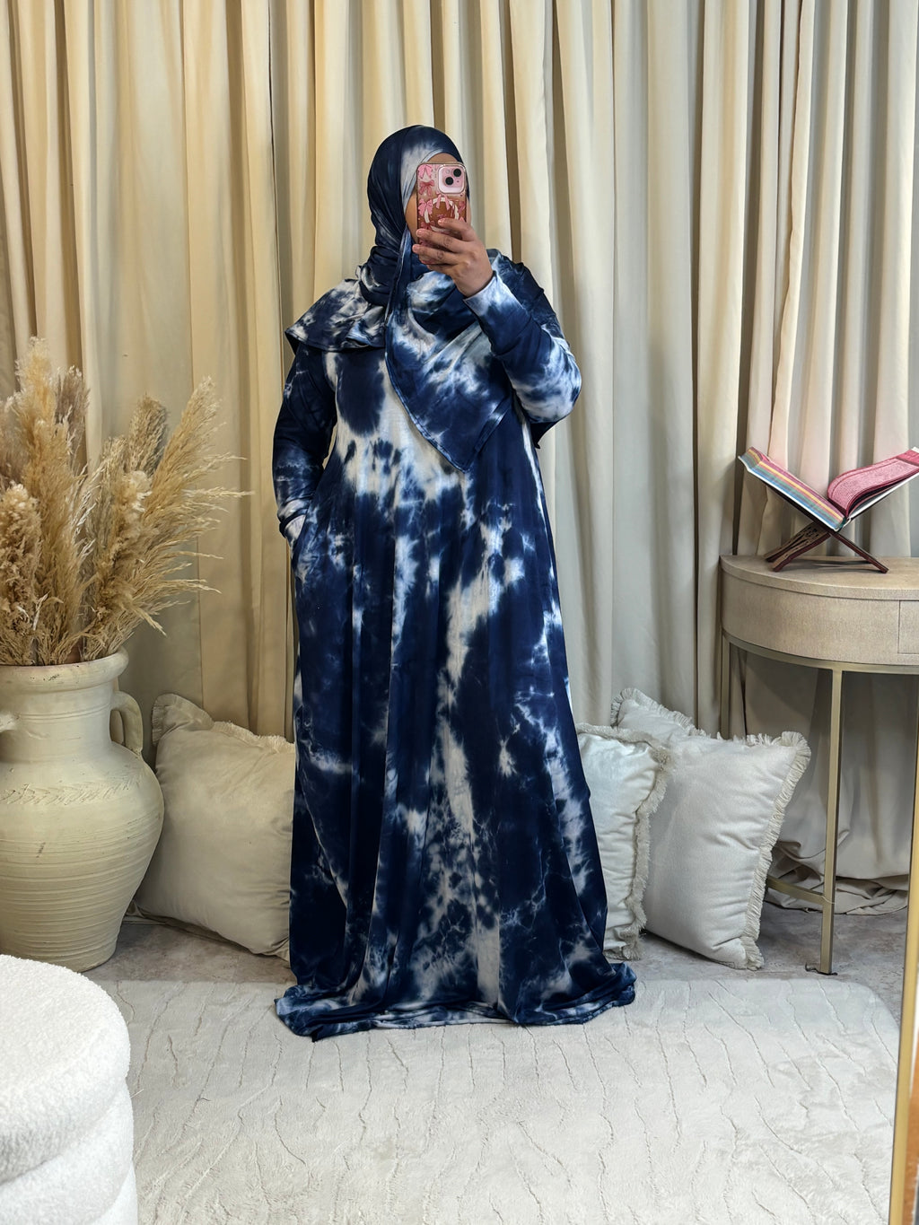 SS ABAYA SET (BLUE)
