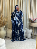 SS ABAYA SET (BLUE)