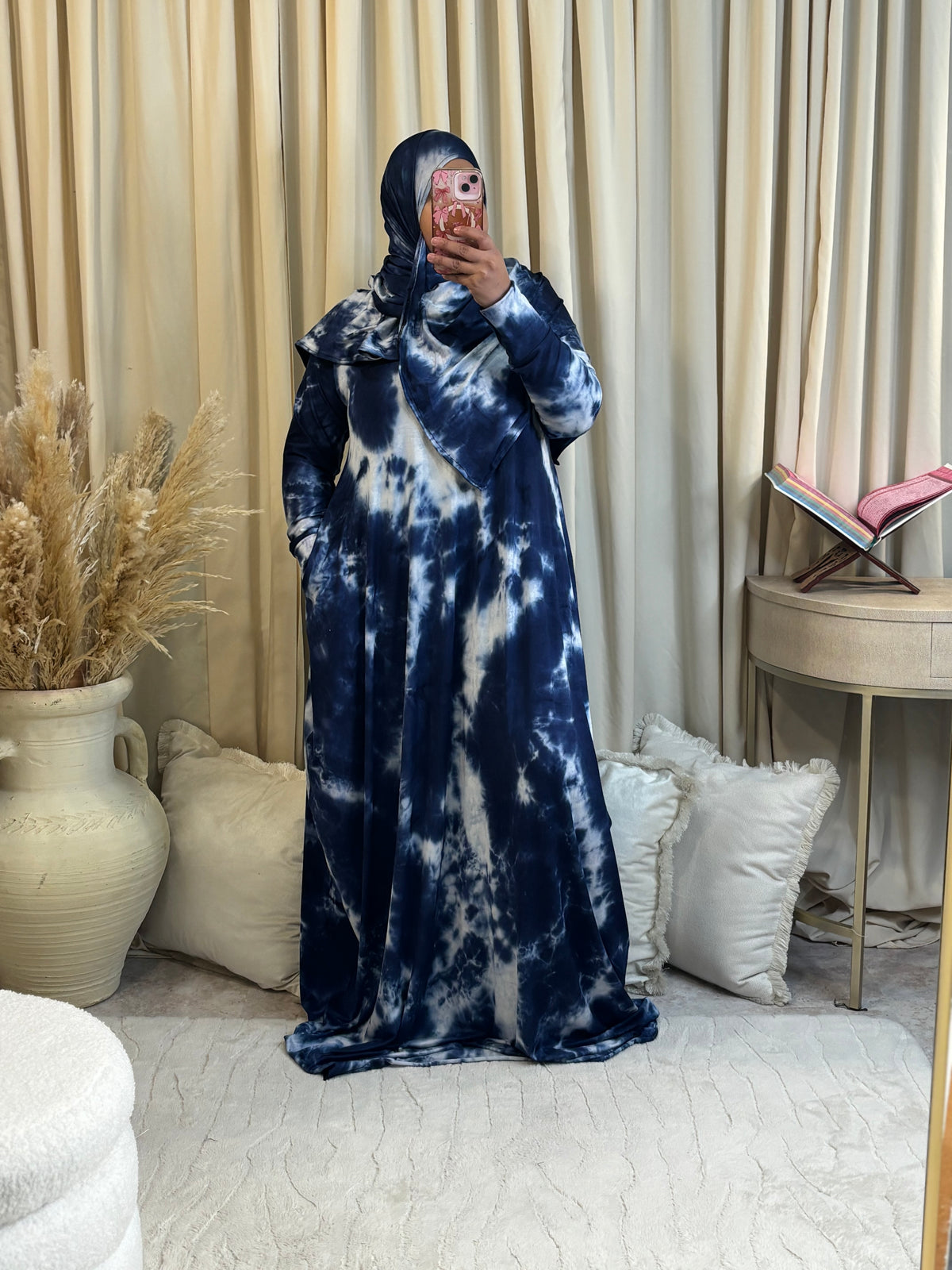 SS ABAYA SET (BLUE)