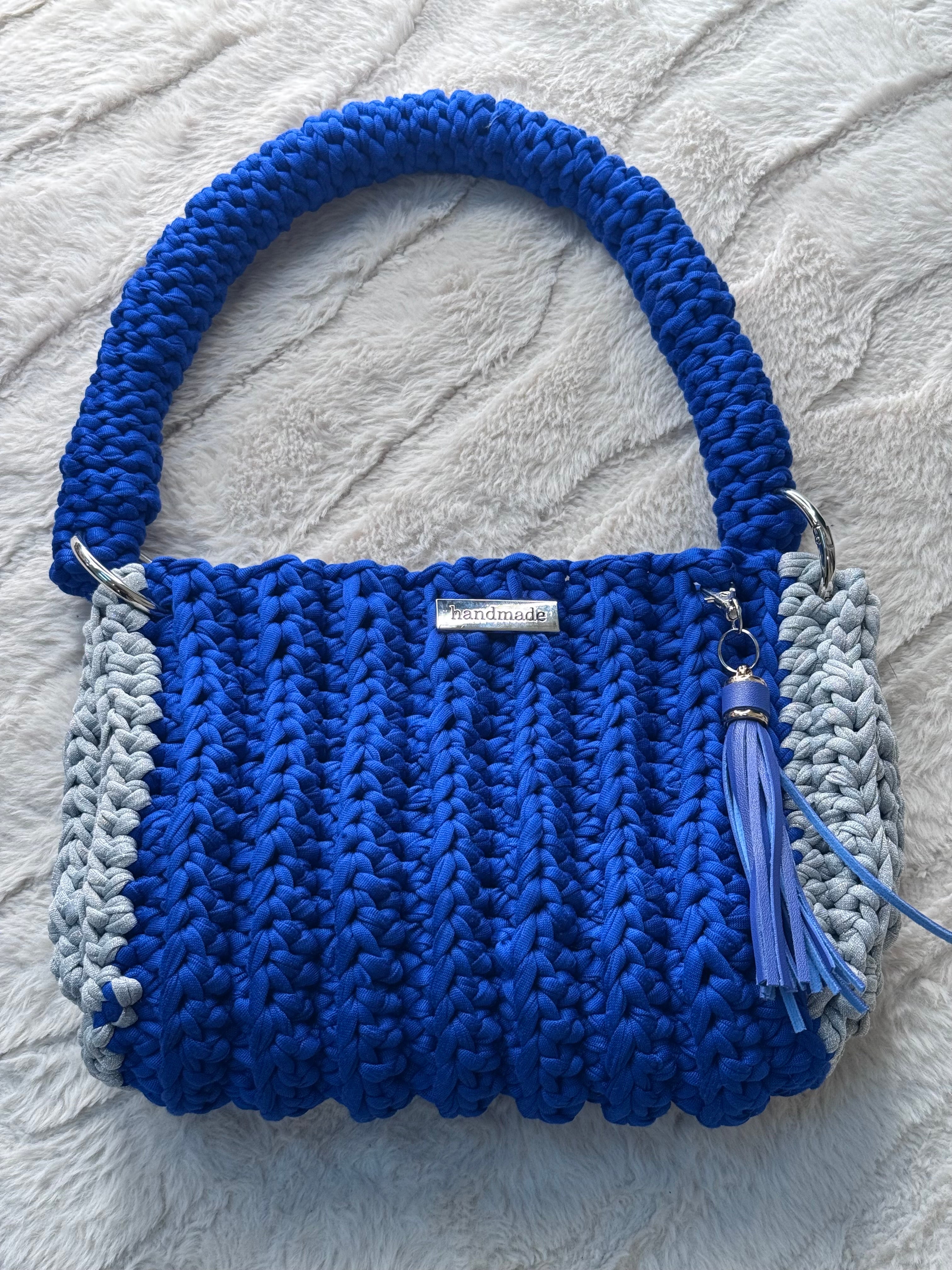 BREEZY BAG (BLUE/SILVER)