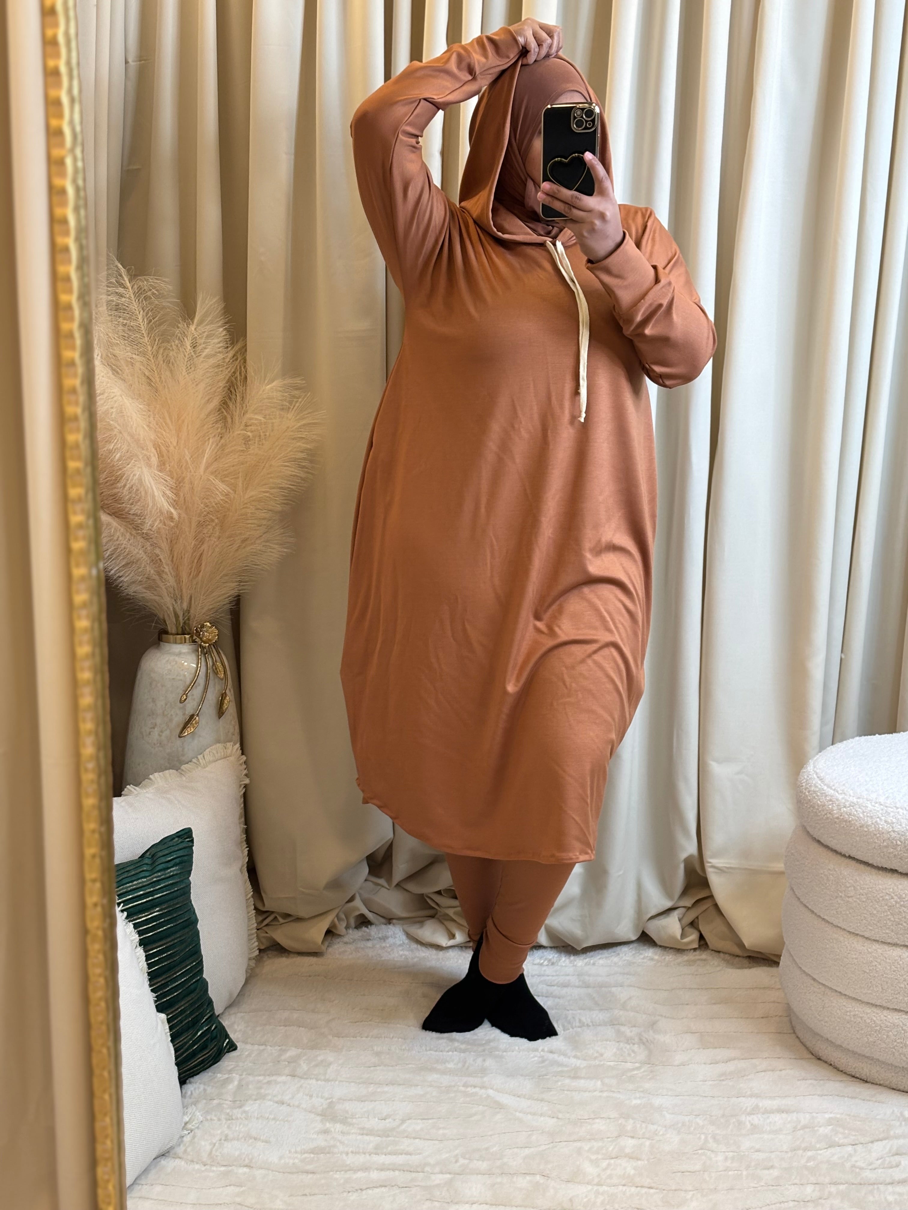 SS JOGGER SET (CARAMEL)