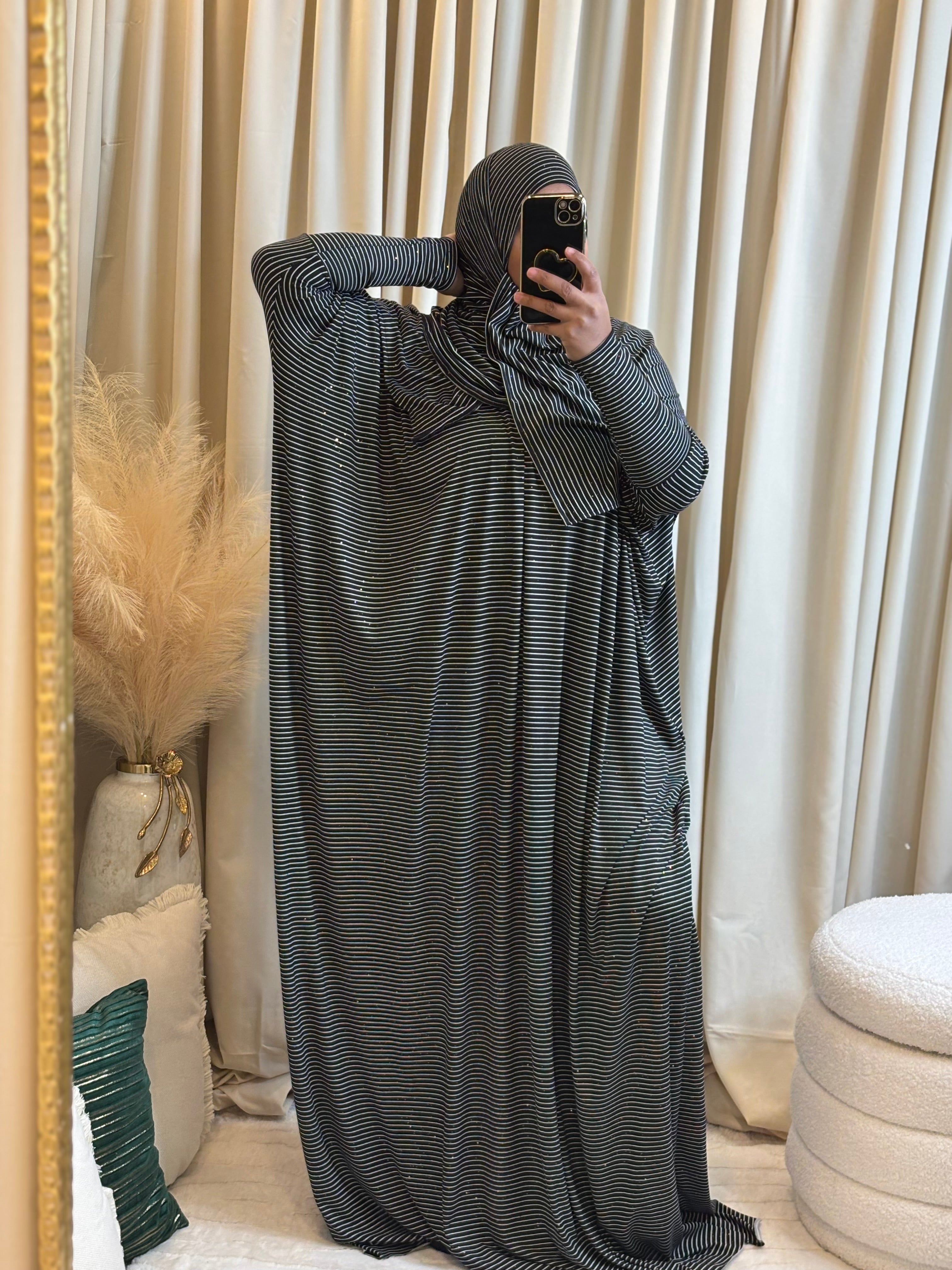 NAIMAH (BLK/GOLD SPARKLE)