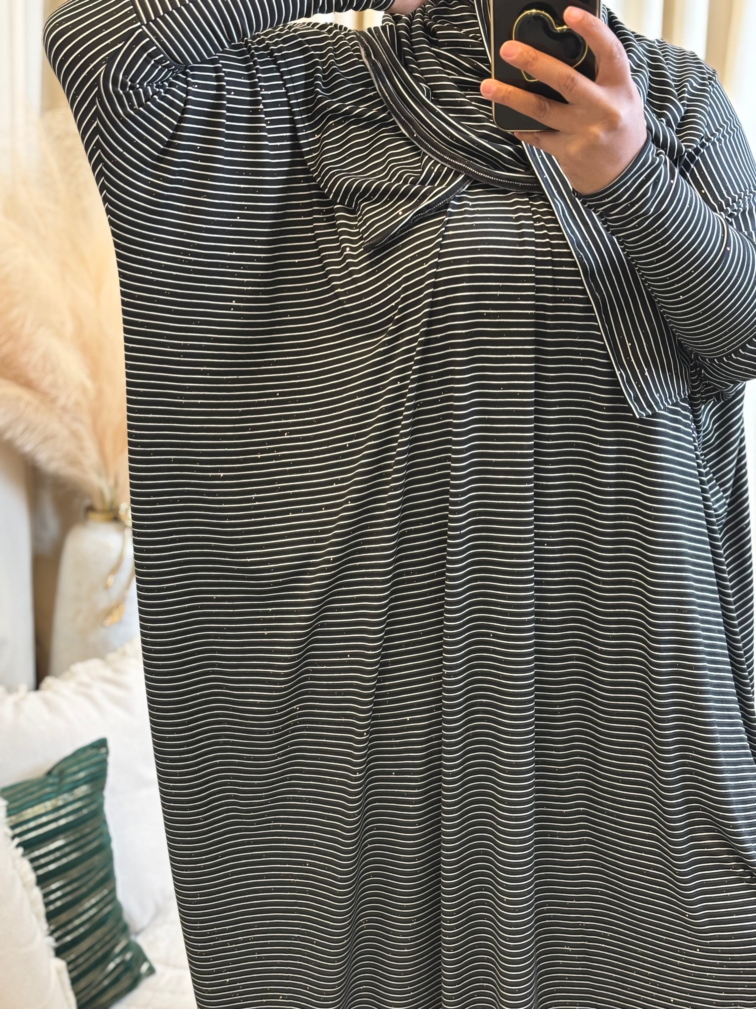 NAIMAH (BLK/GOLD SPARKLE)