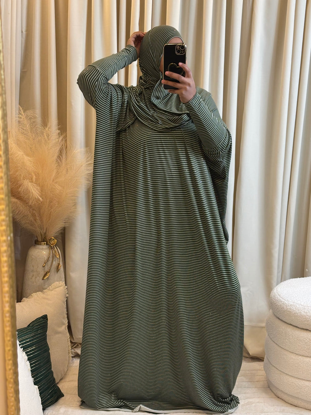 NAIMAH (GREEN/GOLD SPARKLE)