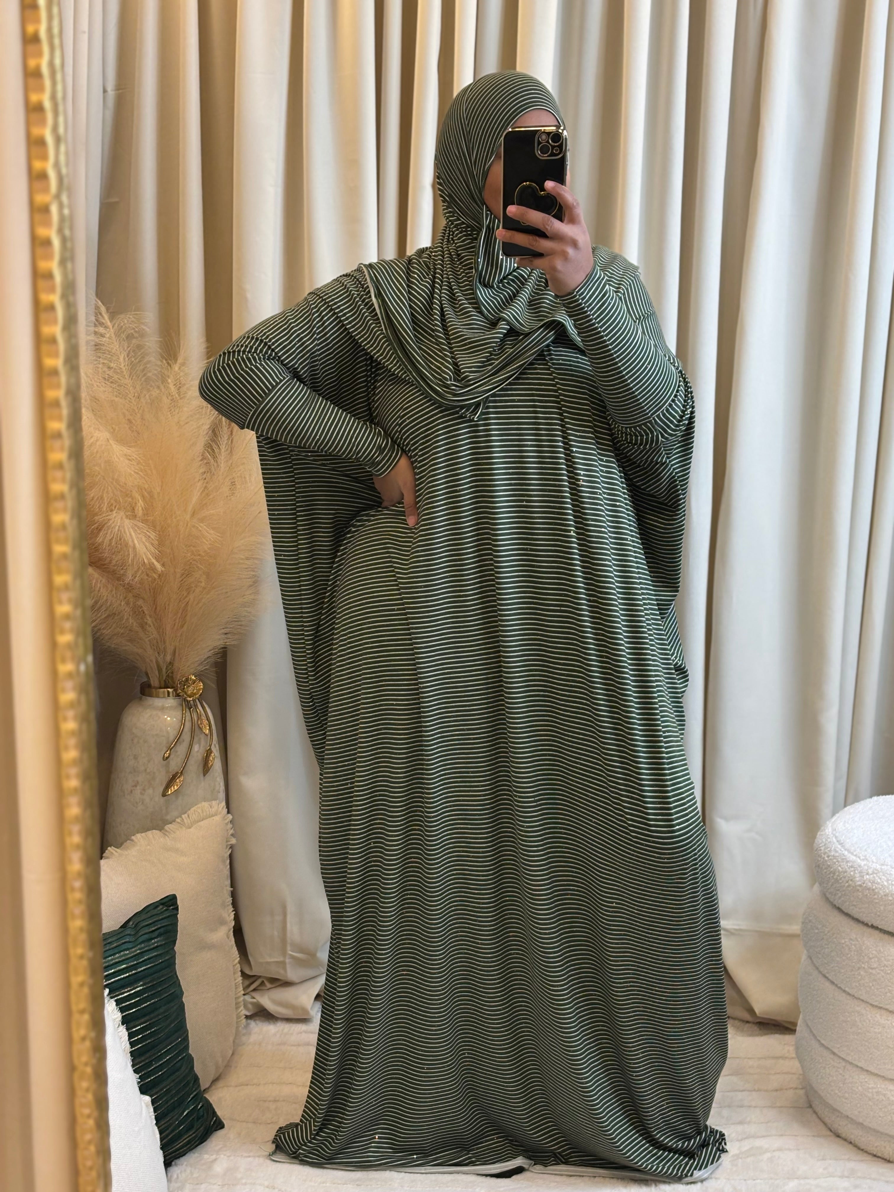 NAIMAH (GREEN/GOLD SPARKLE)