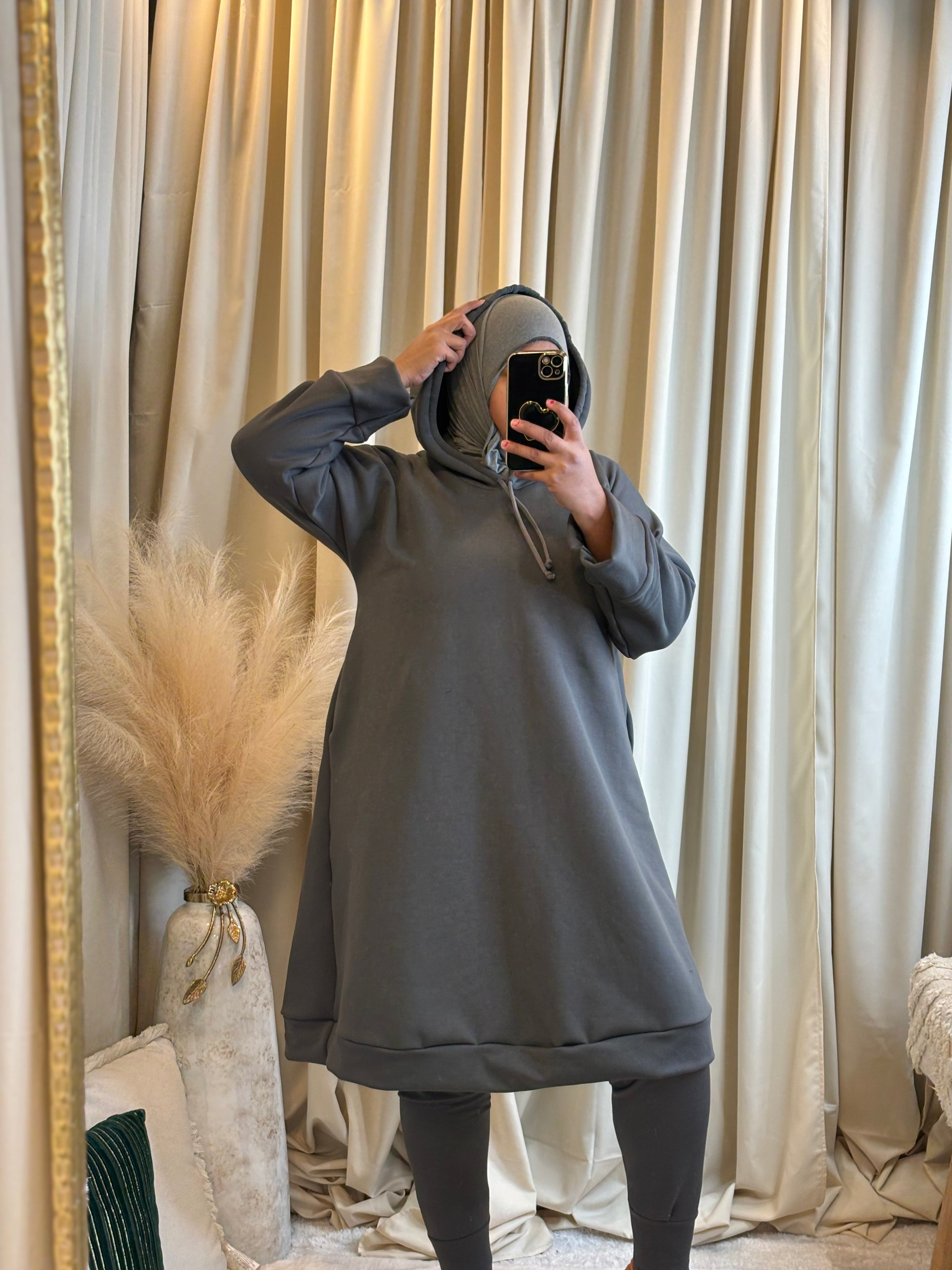 SS JOGGER SET (CHARCOAL)