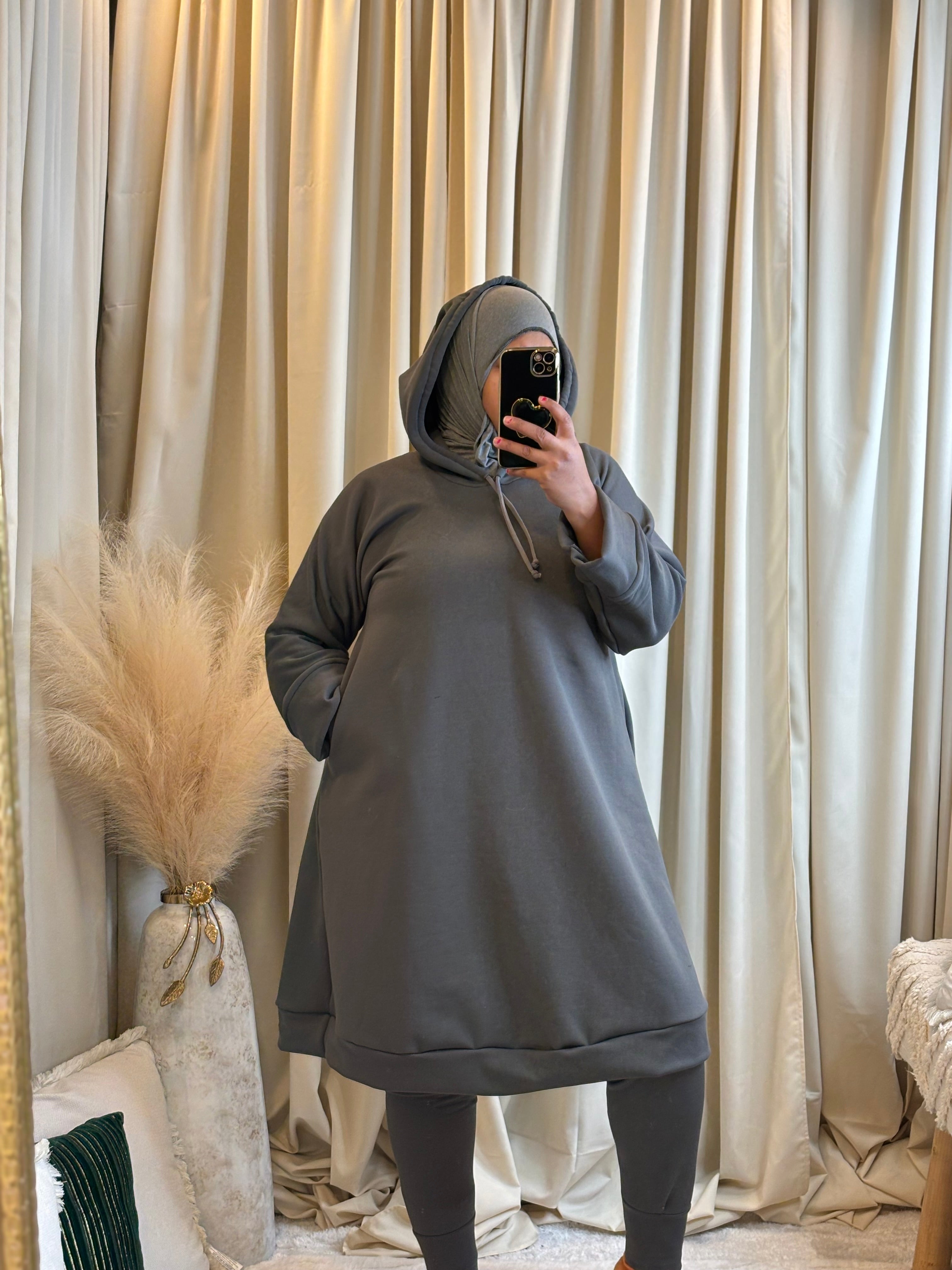 SS JOGGER SET (CHARCOAL)