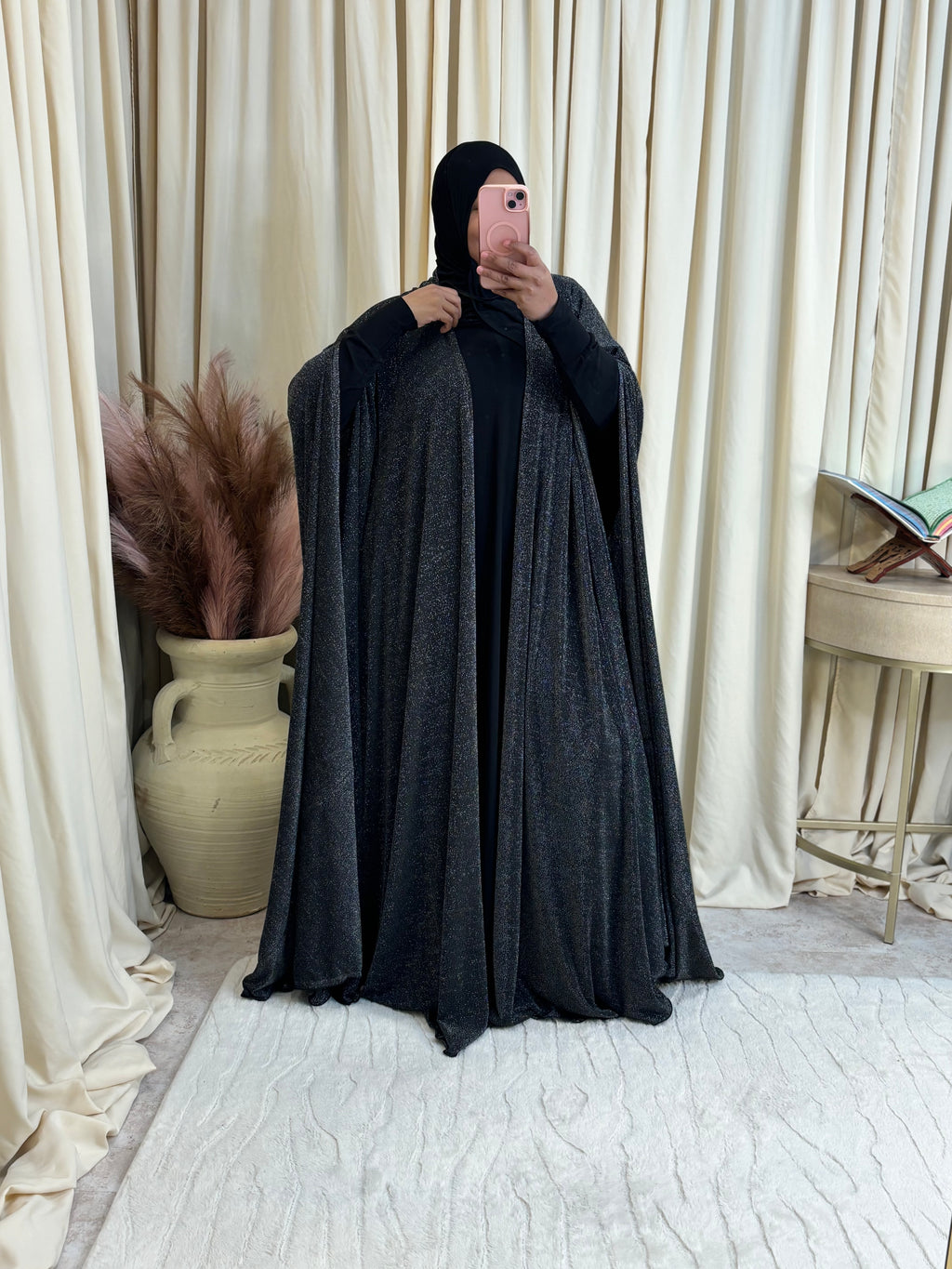 HAFSA (SILVER/BLACK SHIMMER)