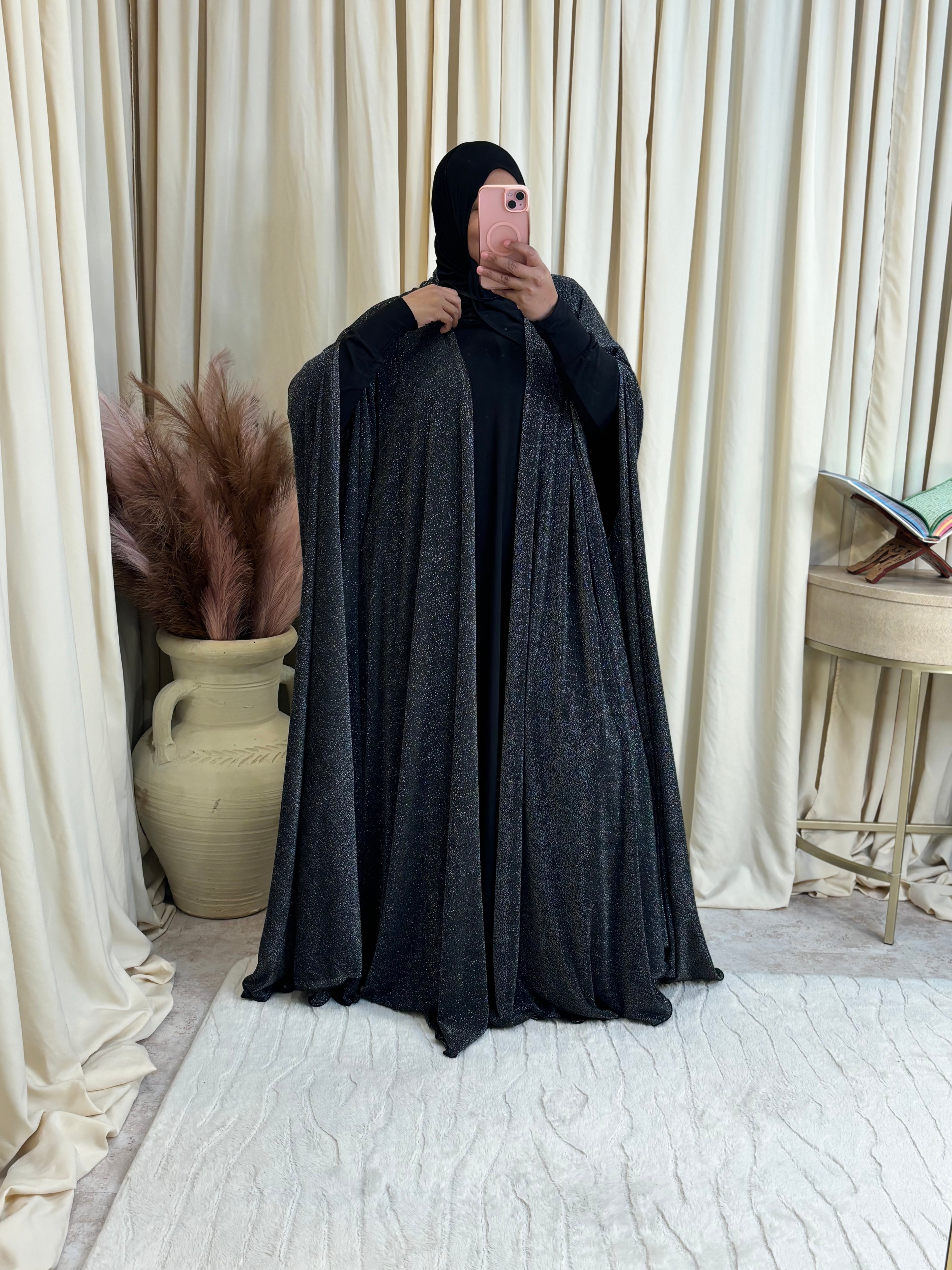 HAFSA (SILVER/BLACK SHIMMER)